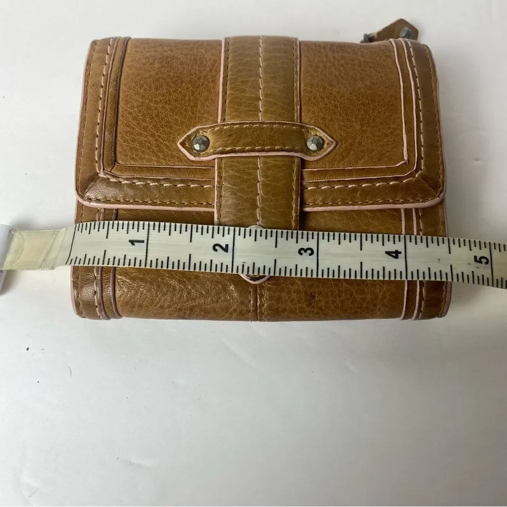 Sigrid Olsen Accessories Brown Leather Trifold Wallet